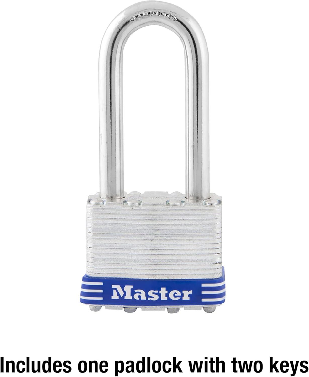 imageMaster Lock 1DLH Outdoor Padlock with Key 1 Pack1 Pack