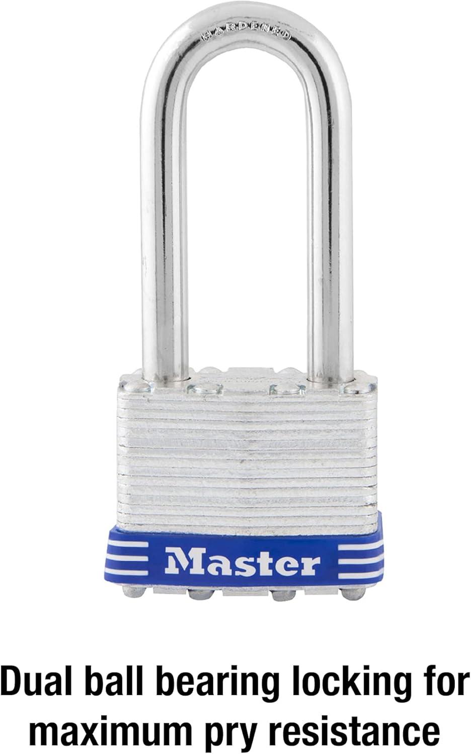imageMaster Lock 1DLH Outdoor Padlock with Key 1 Pack1 Pack