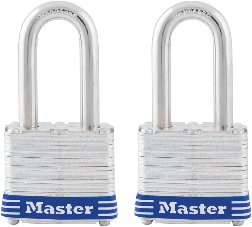 imageMaster Lock 3DLH Outdoor Padlock with Key 1 Pack112 shackle