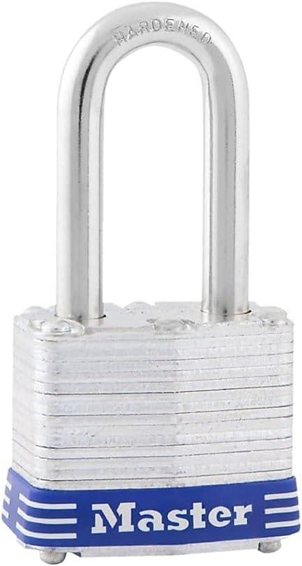 imageMaster Lock 3DLH Outdoor Padlock with Key 1 Pack112 shackle