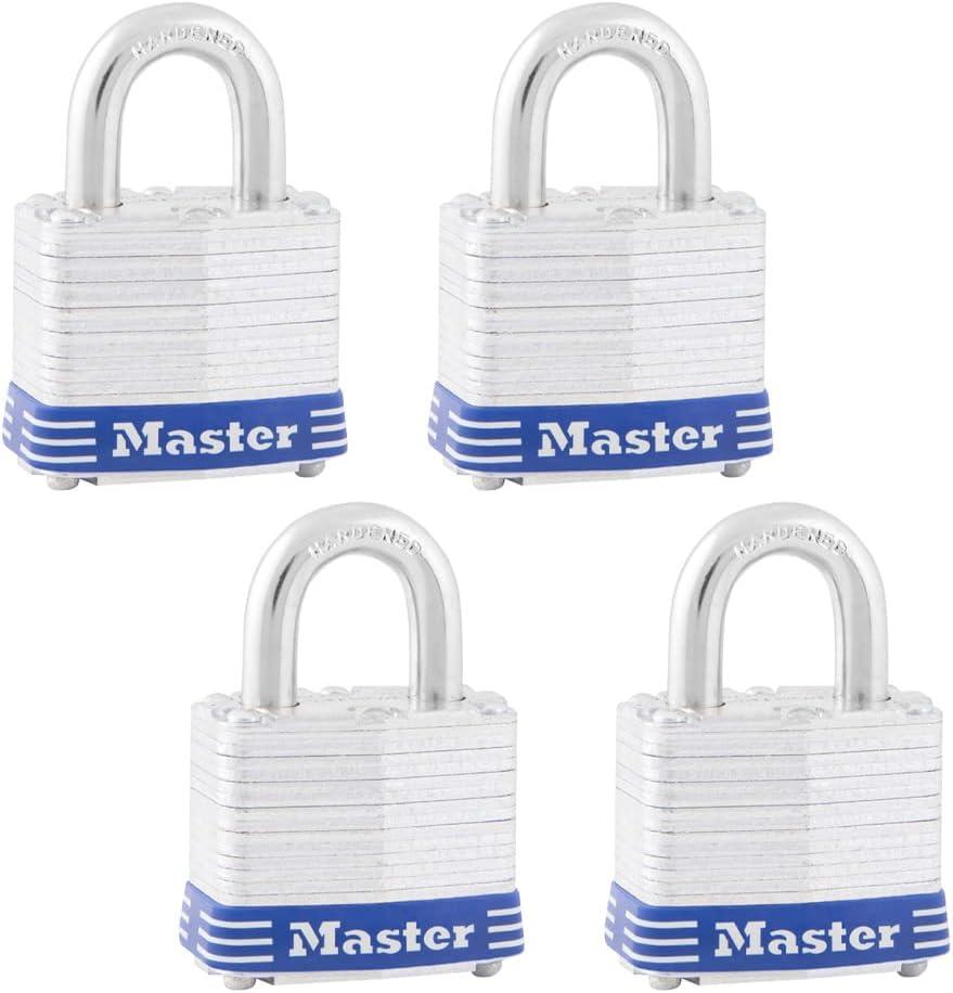 imageMaster Lock 3DLH Outdoor Padlock with Key 1 Pack34 shackle