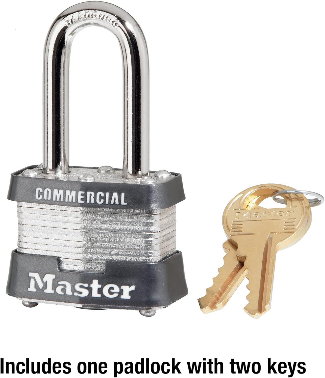imageMaster Lock 3KALF Outdoor Padlock with Key 1 Pack