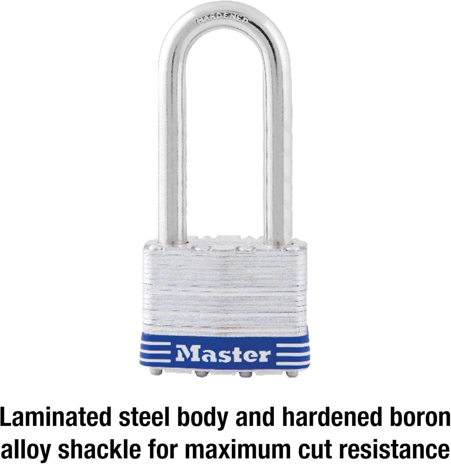 imageMaster Lock 5DLJ Outdoor Padlock with Key 1 Pack