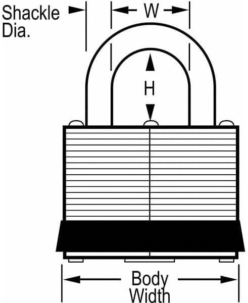 imageMaster Lock 5TRILFPF Outdoor Padlock with Key 3 Pack KeyedAlike1 Pack