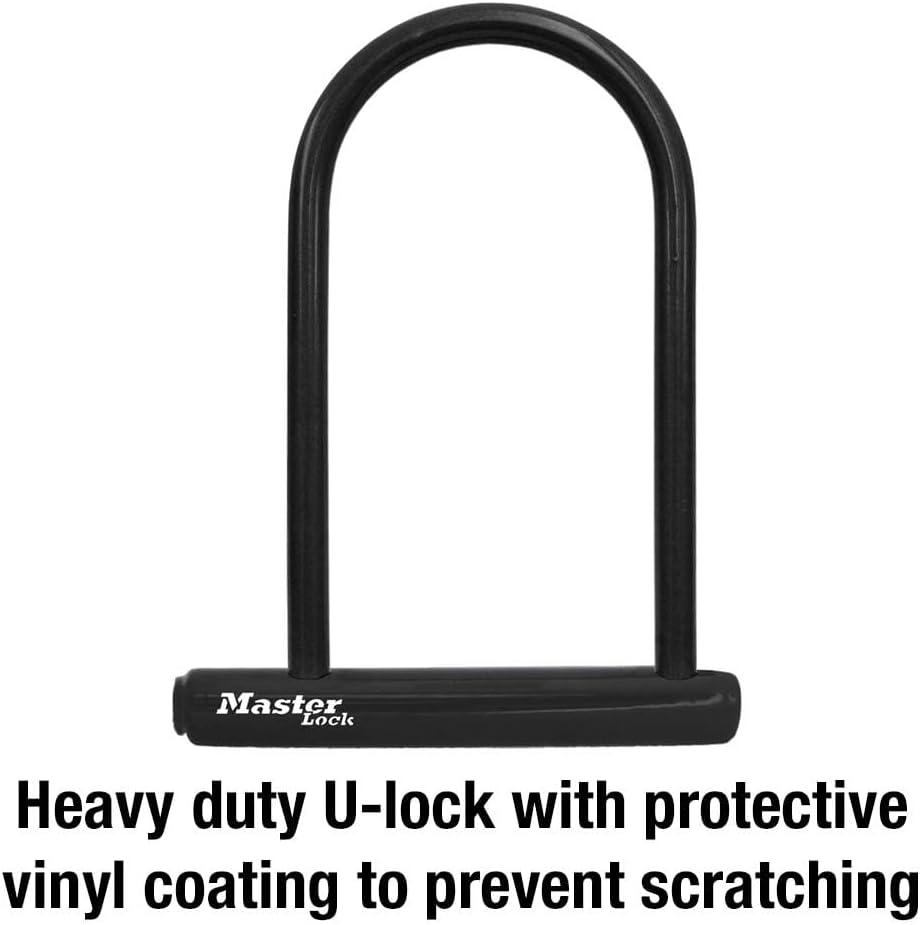 imageMaster Lock 8170D 618 inch Wide ULock with 8quot Shackle Black618 inch ULock