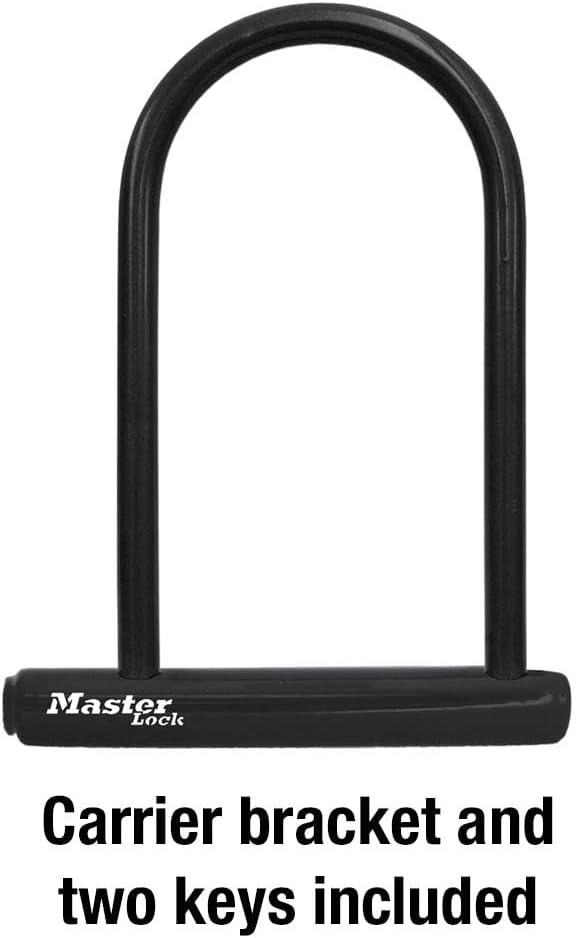 imageMaster Lock 8170D 618 inch Wide ULock with 8quot Shackle Black618 inch ULock