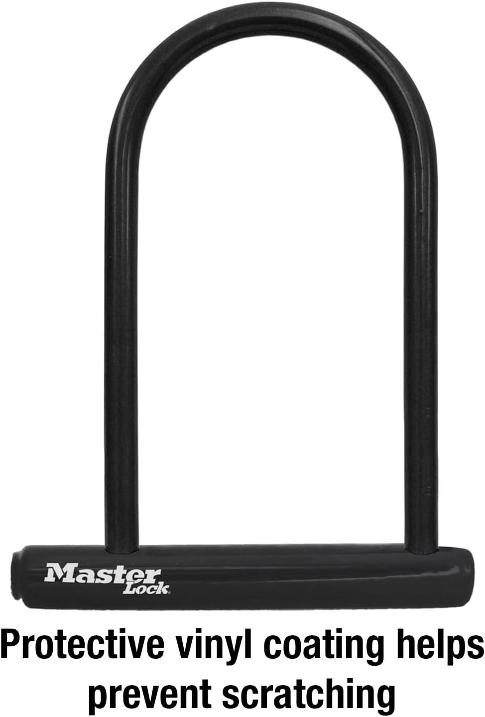 imageMaster Lock 8170D 618 inch Wide ULock with 8quot Shackle Black714 inch ULock