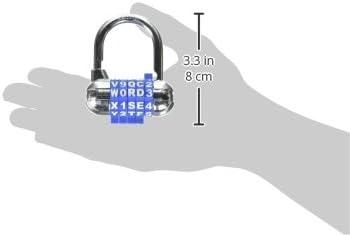 imageMaster Lock Padlock Set Your Own Word Combination Lock 212 in Wide Black 1534DBLKWord Combo  Assorted Colors