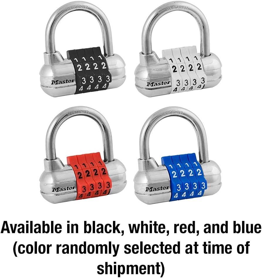 imageMaster Lock Set Your Own Combination Padlock Gym Locker Locks with Code for Securing Indoor Valuables Color May Vary 1523D1