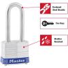 Master Lock 3DLH Outdoor Padlock with Key, 1 Pack(2″ shackle)