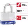 Master Lock 3DLH Outdoor Padlock with Key, 1 Pack(3/4″ shackle)