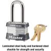 Master Lock 3KALF Outdoor Padlock with Key, 1 Pack