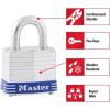 Master Lock 3T 1-9/16-Inch Wide Keyed-Alike Padlock, 9/32-Inch Shackle, 2-Pack(1-1/2 Inch)