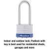 Master Lock 5DLJ Outdoor Padlock with Key, 1 Pack