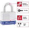 Master Lock 5T Outdoor Padlock with Key, 2 Pack Keyed-Alike, Silver(2 Pack  Keyed-Alike)