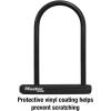 Master Lock 8170D, 6-1/8 inch Wide U-Lock with 8″ Shackle, Black(7-1/4 inch U-Lock)