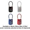 Master Lock Blue Set Your Own Combination TSA Approved Luggage Lock, Travel Zipper Padlock is Perfect for Suitcases, Bags, or Backpacks, 4688D(Assorted Colors)