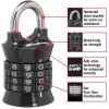 Master Lock Word Combination Lock, Set Your Own Word Letter Lock for Gym and School Lockers, Indoor Combo Padlock, Colors May Vary, 1535DWD(Number Combo  Color May Vary)