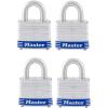 Master Lock 3T 1-9/16-Inch Wide Keyed-Alike Padlock, 9/32-Inch Shackle, 2-Pack(1-1/2 Inch)