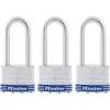 Master Lock 5TRILJ Outdoor Padlock with Key, 3 Pack Keyed-Alike