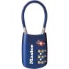 Master Lock Blue Set Your Own Combination TSA Approved Luggage Lock, Travel Zipper Padlock is Perfect for Suitcases, Bags, or Backpacks, 4688D(Blue)