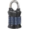 Master Lock Word Combination Lock, Set Your Own Word Letter Lock for Gym and School Lockers, Indoor Combo Padlock, Colors May Vary, 1535DWD(Number Combo  Color May Vary)