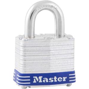 Master Lock 3DLH Outdoor Padlock with Key, 1 Pack(3/4″ shackle)