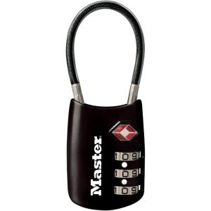 Master Lock Blue Set Your Own Combination TSA Approved Luggage Lock, Travel Zipper Padlock is Perfect for Suitcases, Bags, or Backpacks, 4688D(Assorted Colors)