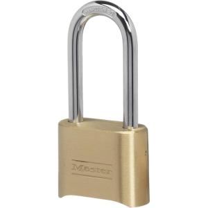 Master Lock Padlock, Set Your Own Combination Lock, 2 in. Wide, 175DLH(2-1/4-Inch Shackle)