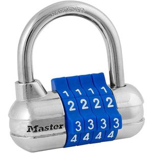 Master Lock Set Your Own Combination Padlock, Gym Locker Locks with Code for Securing Indoor Valuables, Color May Vary, ‎1523D(1)
