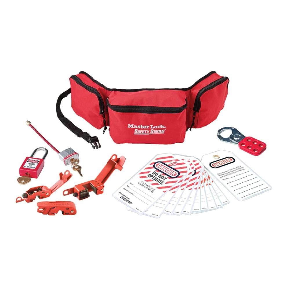 imageMaster Lock 1456E410 Lockout Tagout Group Lockout Kit