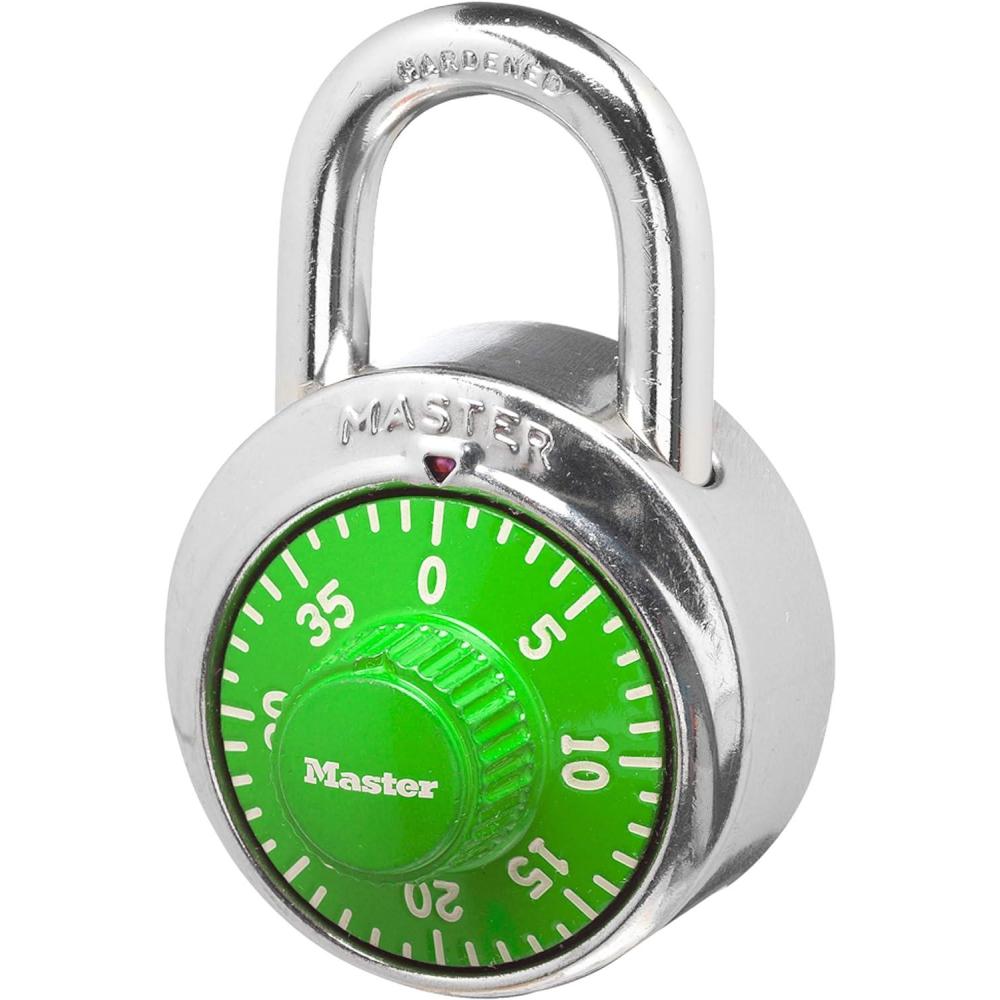 imageMaster Lock 1504D Locker Lock Combination Padlock 1 Pack RedColor May Vary