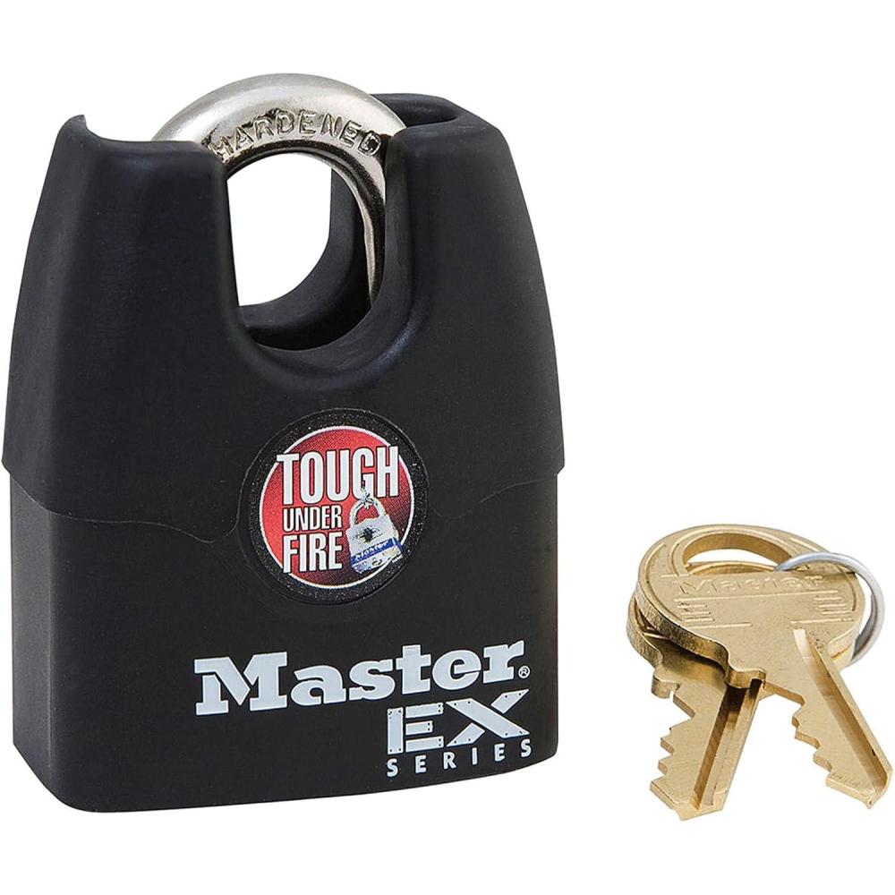 imageMaster Lock 3DEX Shrouded Outdoor Padlock with Key 1 Pack