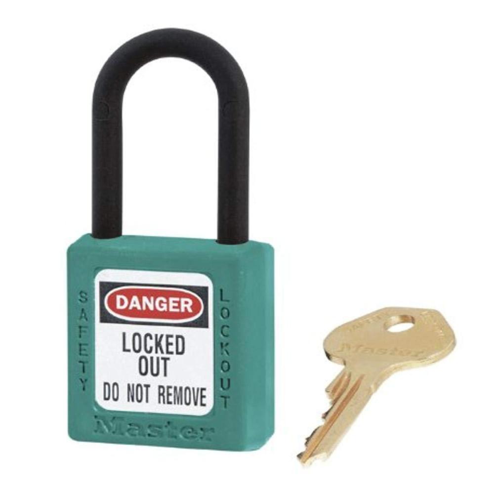 imageMaster Lock 406RED Lockout Tagout Safety Padlock with KeyTeal