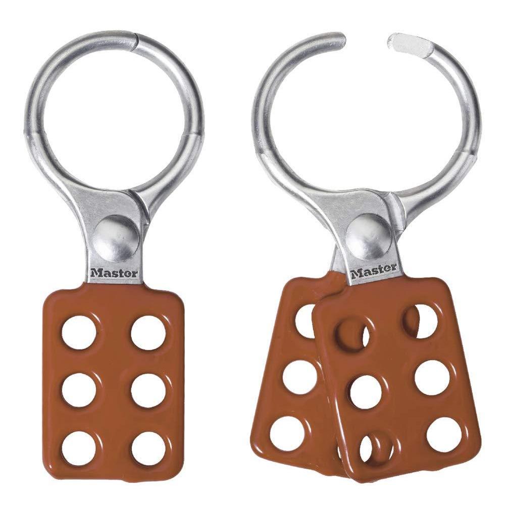 imageMaster Lock 417 Lockout Tagout Safety Hasp112 Inside Jaw Diameter