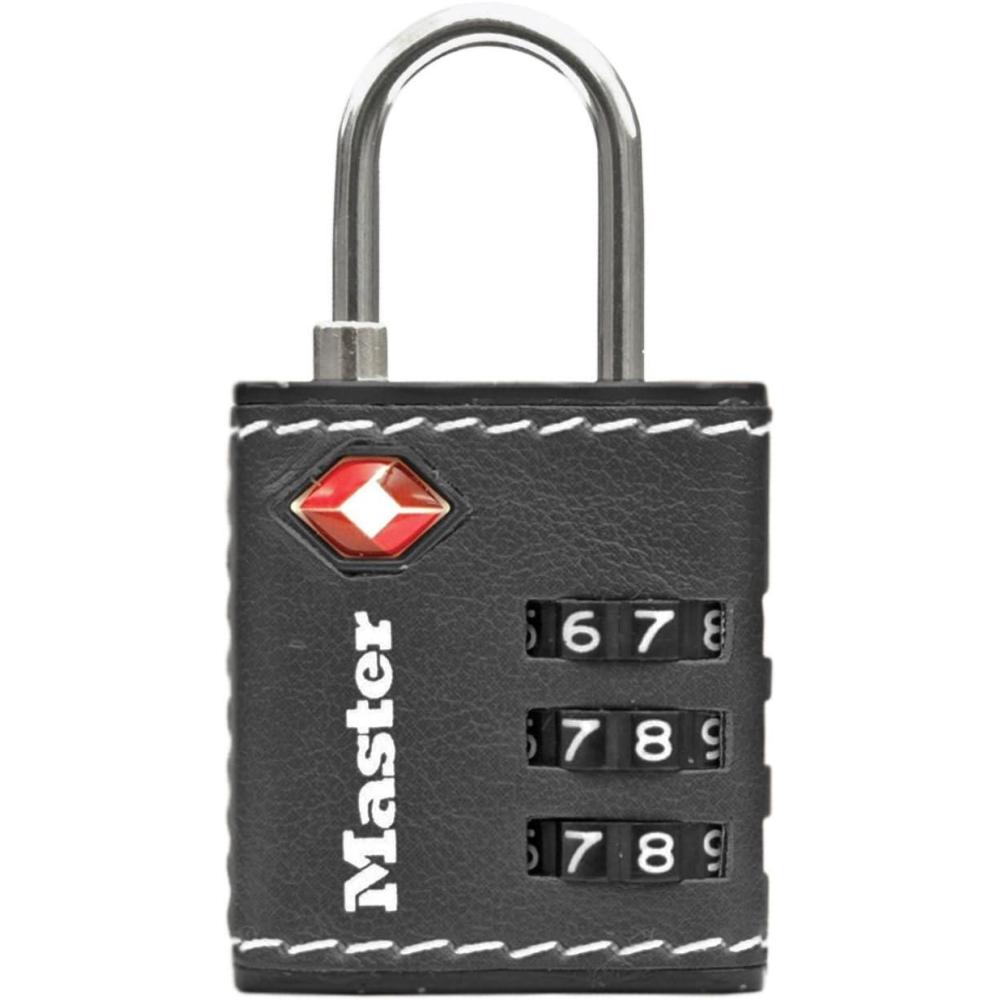 imageMaster Lock 4692D Set Your Own Combination TSA Approved Luggage Lock 114quot Colors May Vary