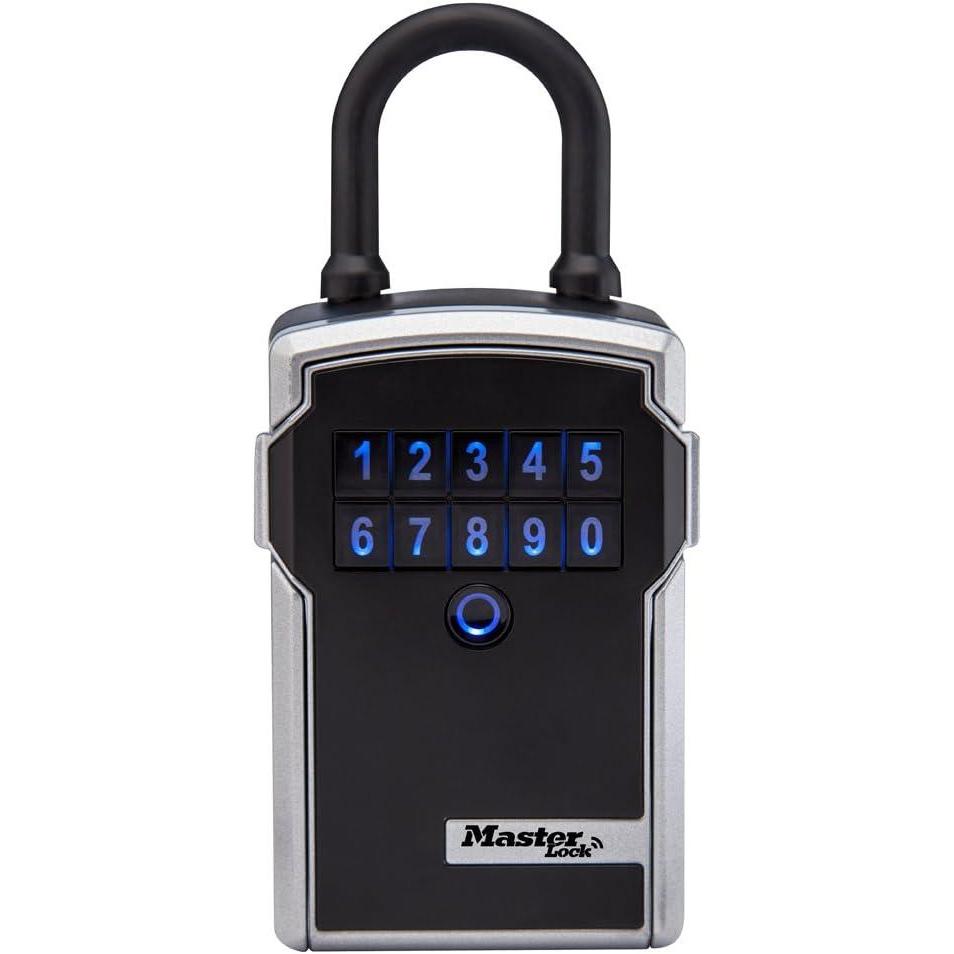 imageMaster Lock Key Lock Box with Code Outdoor Lock Box for Realtors Property Managers and Landlords Ideal for ShortTerm Rentals Key Safe Holds 5 Keys 5440ECPortable