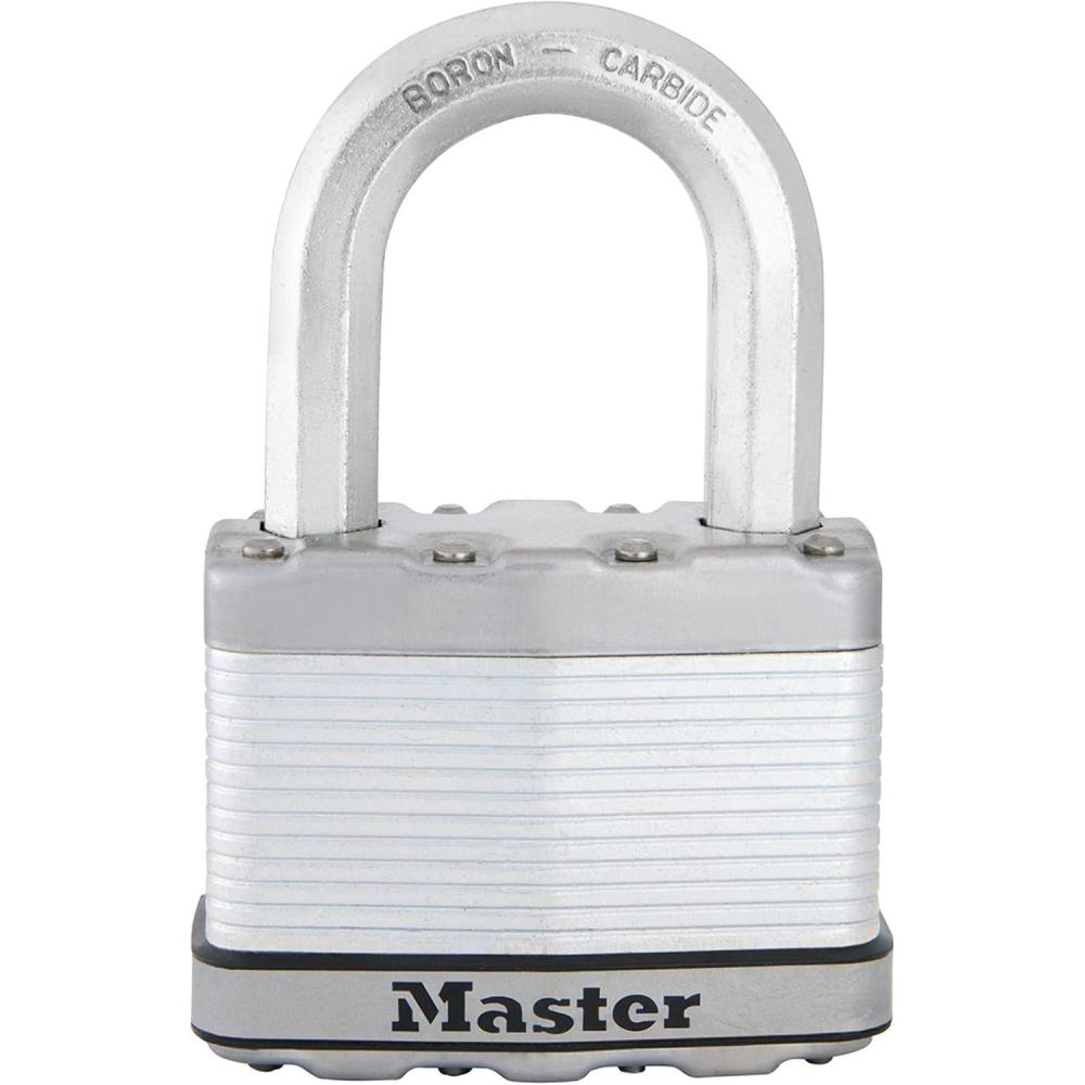 imageMaster Lock M15XTLF Magnum Heavy Duty Outdoor Padlock with Key 2 Pack KeyedAlike1 Pack
