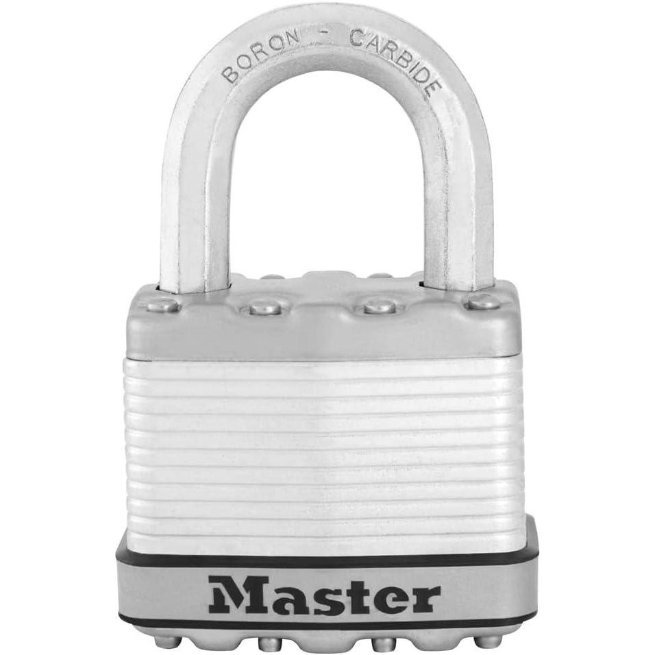 imageMaster Lock M5XT Magnum Heavy Duty Outdoor Padlock with Key 2 Pack KeyedAlike1 Pack