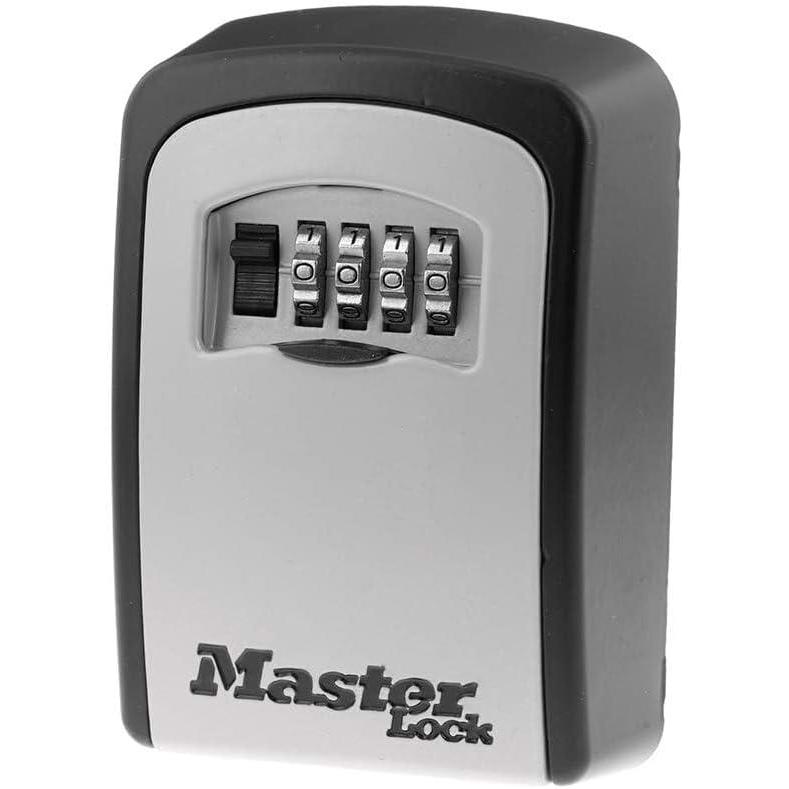 imageMaster Lock Set Your Own combination Wall Mount Lock Box 5 Key capacity Black 5401EC