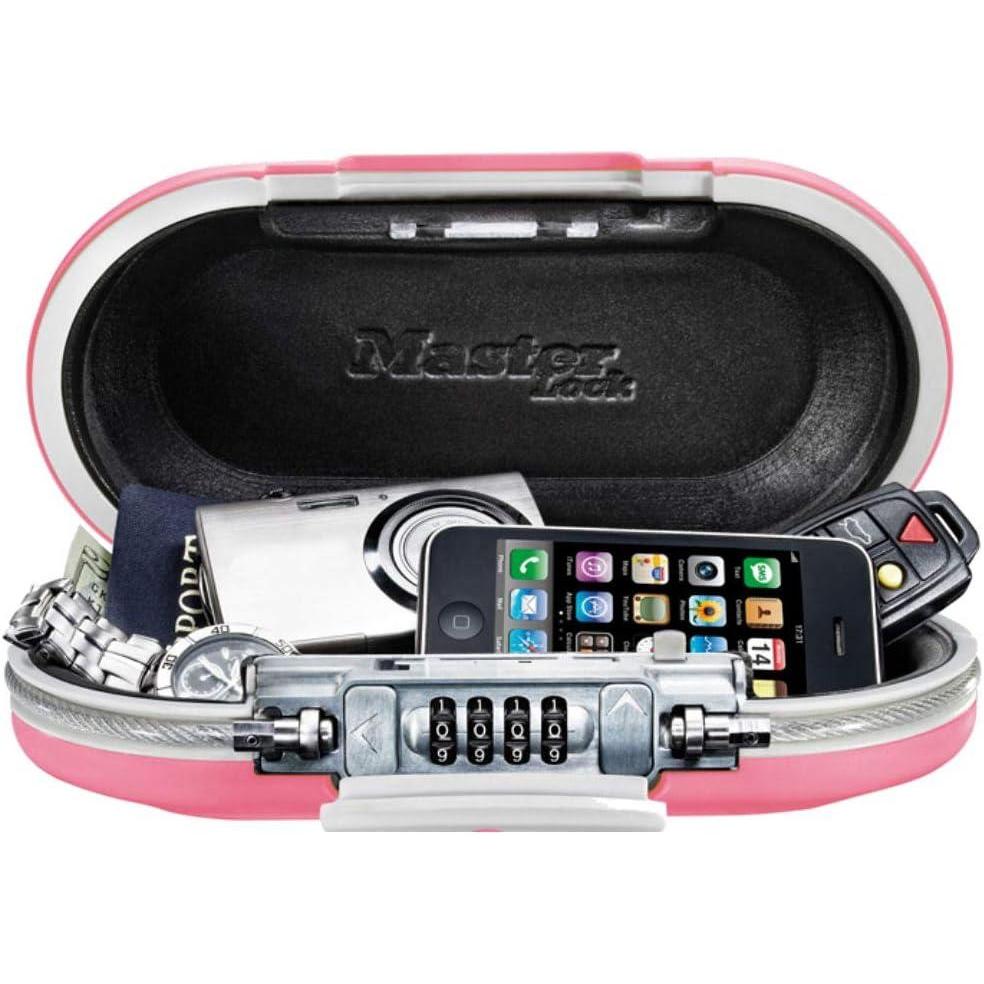imageMasterLock 5900DPNK Pink Durable WaterResistant Personal Portable Safe