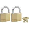 Master Lock 140D Solid Brass Padlock with Key, 1 Pack(Lock)