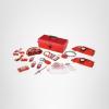 Master Lock 1457V1106KA Lockout Tagout Group Lockout Kit(Includes 3 Zenex Padlocks)