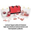 Master Lock 1458E410 Lockout Tagout Group Lockout Kit(Includes 6 Zenex Padlocks)