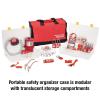 Master Lock 1458E410 Lockout Tagout Group Lockout Kit(Includes 6 Zenex Padlocks)