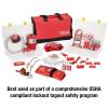 Master Lock 1458VE410 Lockout Tagout Group Lockout Kit(Includes 6 Zenex Padlocks)