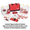 Master Lock 1458VE410 Lockout Tagout Group Lockout Kit(Includes 6 Zenex Padlocks)