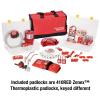 Master Lock 1458VE410 Lockout Tagout Group Lockout Kit(Includes 6 Zenex Padlocks)