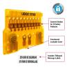 Master Lock 1483B Lockout Tagout Padlock Station(Includes 10 Zenex Padlocks)