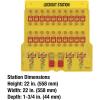 Master Lock 1484BP410 Lockout Tagout Padlock Station(Includes 20 Zenex Padlocks)